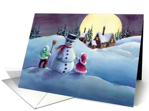 SNOWMAN card (725675)