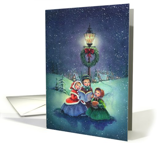 LITTLE CAROLERS card (726507)