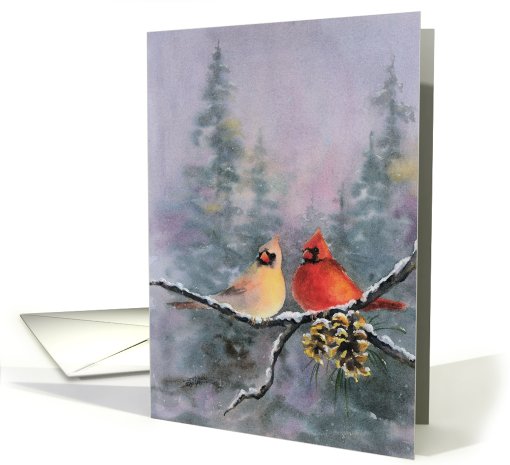Pair Of Cardinals
 card (735984)