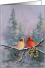 Pair Of Cardinals card