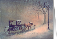 Winter Horse & Buggy...