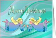 Merry Christmas Angels card