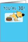 Funny 30th Birthday Card