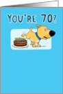 Funny 70th Birthday Card