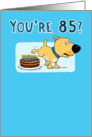 Funny 85th Birthday Card