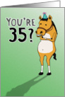 Funny 35th Birthday Card