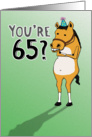 Funny 65th Birthday Card