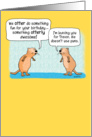 Funny Two Otters Birthday card