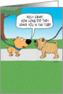 Funny Wrinkly Dog Birthday card