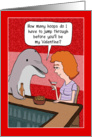 Funny Valentine’s Day Dolphin Date card