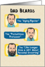 Funny Dad Beards Father’s Day for Dad card