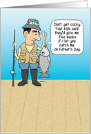 Funny Honest Fish Father’s Day For Dad card