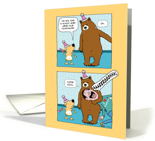Funny Happy New Year card (1296296)