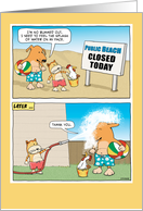 Funny Water Fun Birthday Card