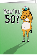 Funny 50th Birthday Card