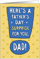 Funny Father’s Day Test Results For Dad card