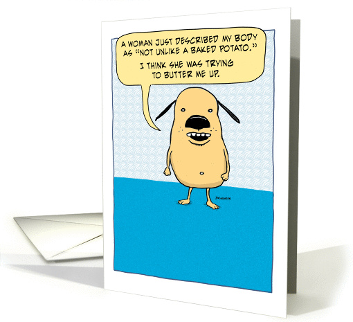 Funny Lumpy Dog birthday card (1373814)