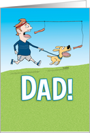 Funny Bacon Chaser Father’s Day for Dad card