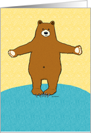 Complimentary Bear Hug Get Well card