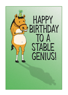 Stable Genius Horse...