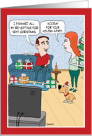 Cute and Funny Re-Gifting Christmas card