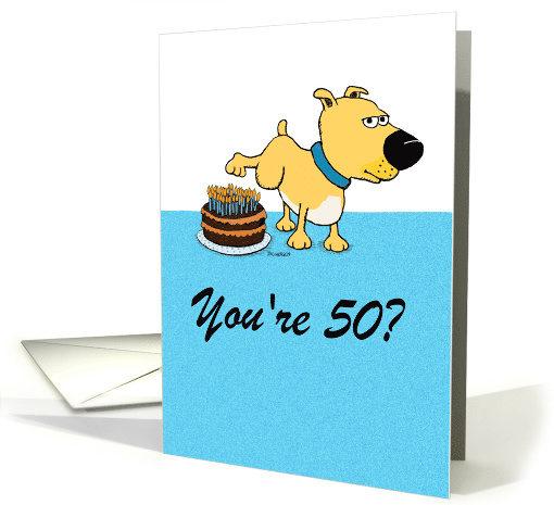 Years Whiz By Funny Peeing Dog card (1841236)