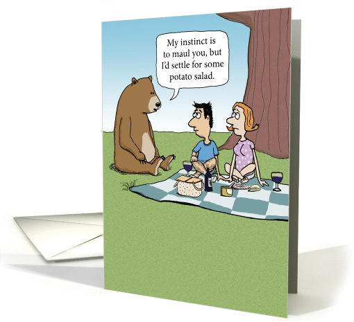 Birthday card  Animal Instincts card (221326)