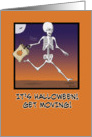 Halloween card  Move Those Bones! card