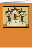 Halloween card  Best Witches card