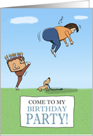 Kick-butt party invitation card