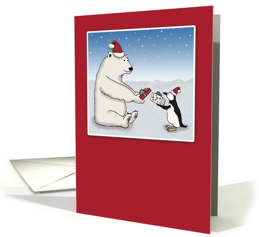 Christmas card: Warm wishes card (286184)