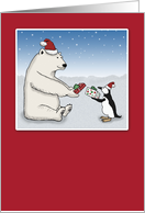 Christmas card: Warm wishes card