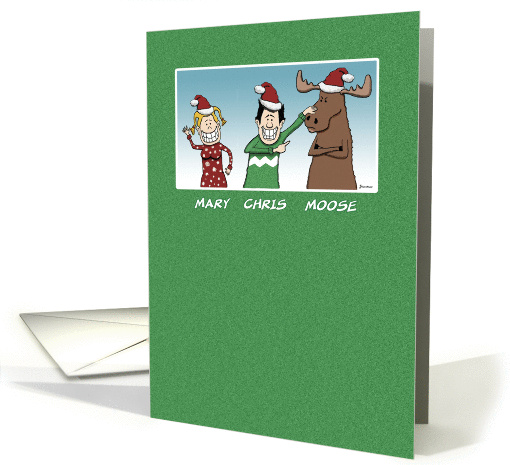 Christmas card: Mary Chris Moose card (286198)
