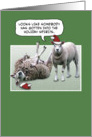 Sheepish Christmas card