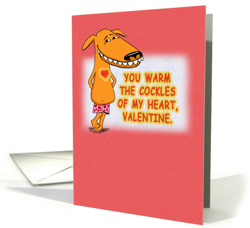 Valentine's Day card: Cockles card (336209)
