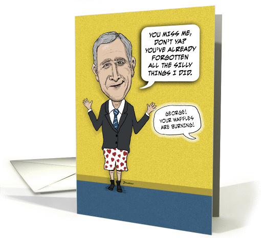 Funny birthday card: George card (364986)