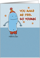 Birthday card: You’re Old card