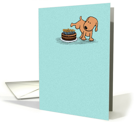 Funny peeing dog birthday card: Years Whiz By card (369465)