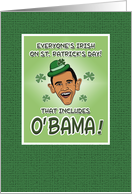 Funny St. Patrick’s Day Obama card