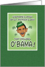 Funny St. Patrick’s Day Obama card