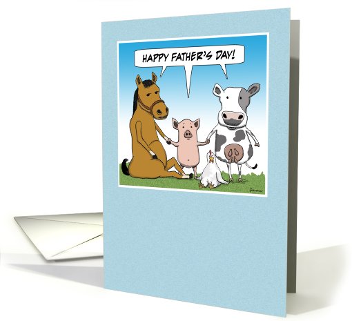 Funny Father's Day card: From Herd card (426983)