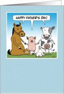 Funny Father’s Day card: From Herd card