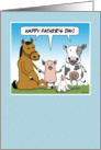 Funny Father’s Day card: From Herd card