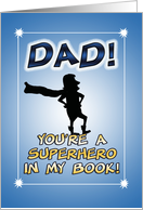 Funny Father’s Day card: Superhero card