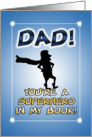 Funny Father’s Day card: Superhero card