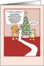 Funny Christmas card: Wish List card