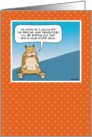 Funny birthday card: Evil Kitty card