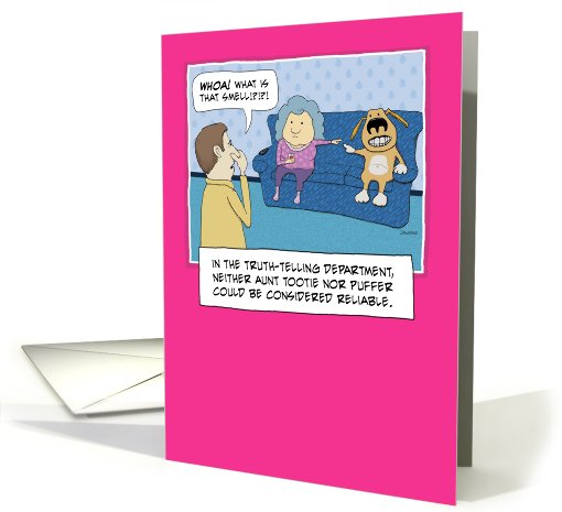 Funny birthday card: Big Stink card (560245)