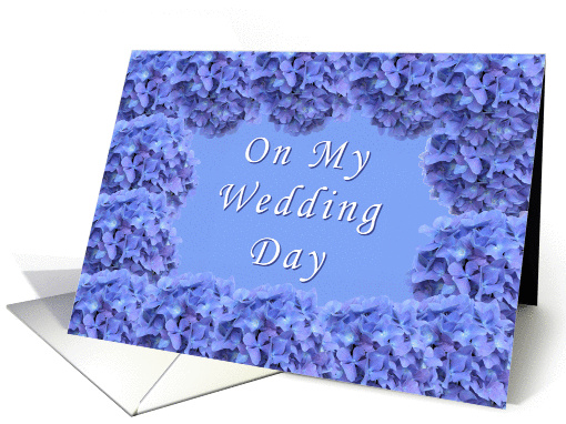 On My Wedding Day card (312459)