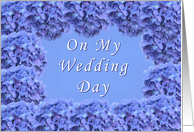 On My Wedding Day card